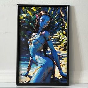 AVATAR Neytiri James Cameron Poster